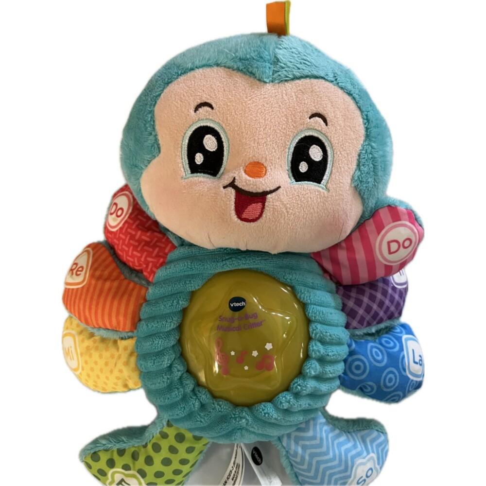 VTECH SNUG-A-BUG MUSICAL CRITTER LIGHT UP PLUSH BABY TODDLER TOY F101